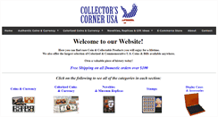 Desktop Screenshot of collectorscornerusa.com